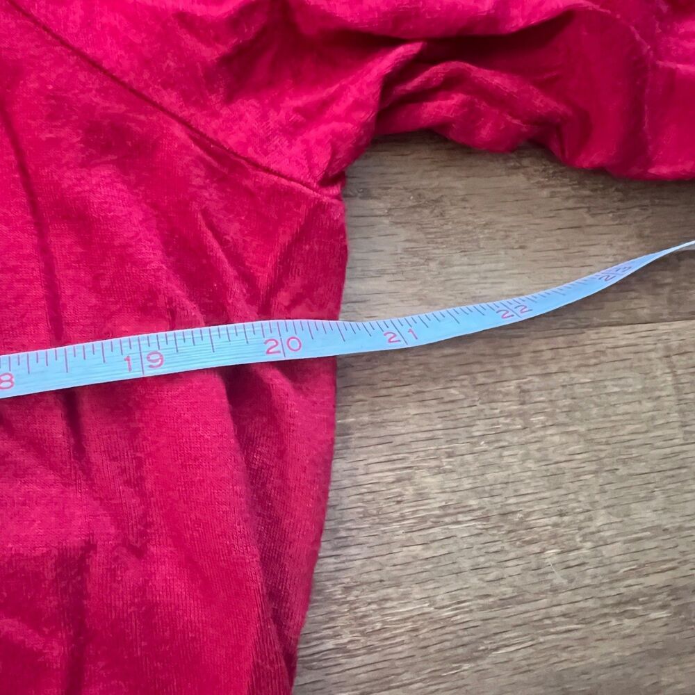 Chico's Karina Long Sleeve Tee Size 2 (L/12) Red - Picture 4 of 6